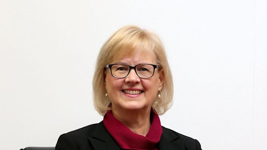 MELBOURNE, AUSTRALIA - MAY 08:  Linda Kristjanson, vice chancellor of Swinburne University poses for a photo on May 8, 2015 in Melbourne, Australia.  (Photo by Pat Scala/Fairfax Media) *** Local Caption *** Linda Kristjanson