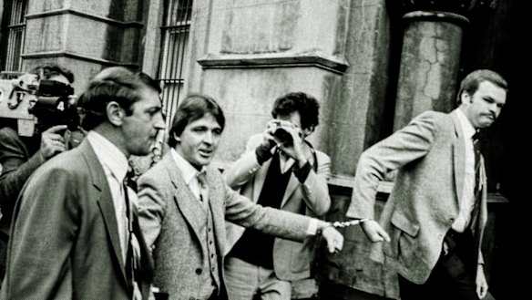 Christopher Dale Flannery entering court.