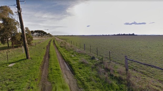One of the farm tracks near Melbourne Airport.