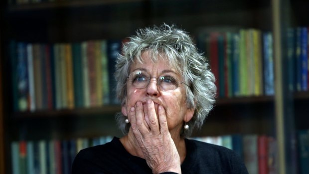 Germaine Greer at the University of Melbourne where her personal collection of writing materials has been purchased. 