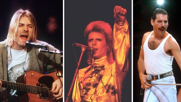 Kurt Cobain, David Bowie and Freddie Mercury all subverted gender stereotypes through their clothing.