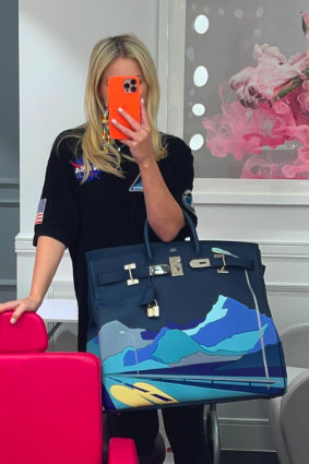 Roxy Jacenko is believed to be the mystery buyer behind luxury Hermes Birkin bag from Shapiro Auctioneers.