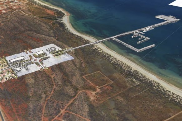 Gascoyne Gateway wants to build a single-jetty deep-water port and renewable hub near Exmouth.