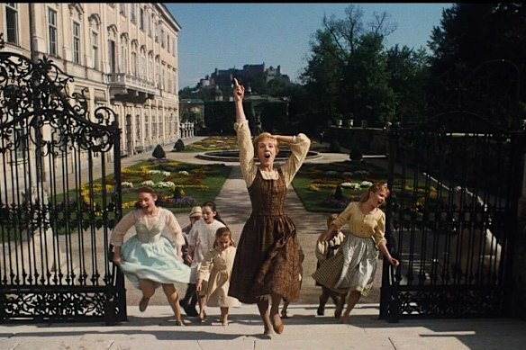 Julie Andrews as Maria didn’t just conquer the von Trapps in The Sound of Music, she conquered the world.