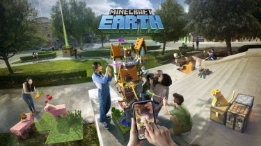 Minecraft Earth will be a free-to-play app powered by augmented reality.