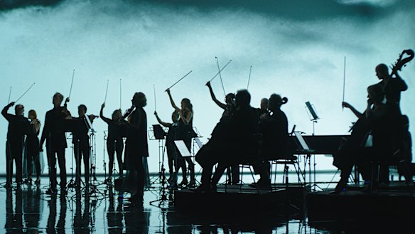 The Australian Chamber Orchestra in performance film Tabula Rasa.