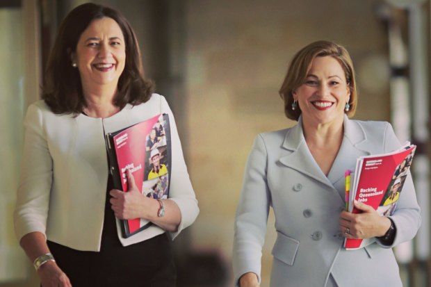 Jackie Trad was Premier Annastacia Palaszczuk's deputy for years. 