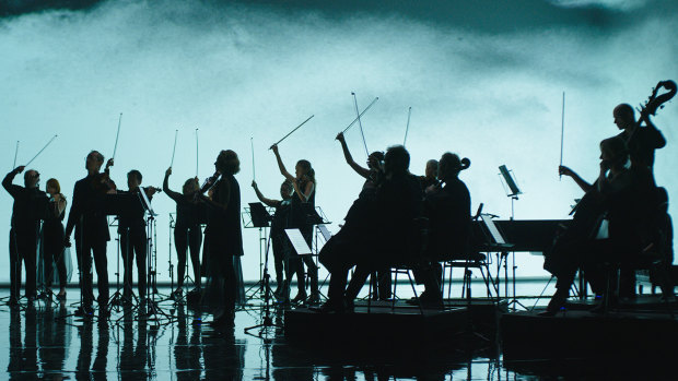 The Australian Chamber Orchestra in performance film Tabula Rasa.