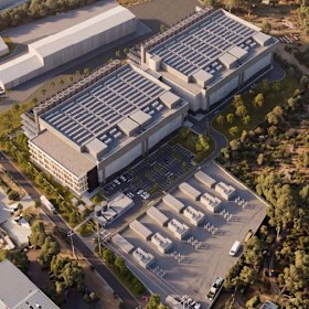 Artist impression of Canberra Data Centres’ $300 million proposal in Hazelmere.