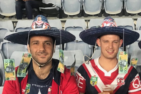 Dean Rob, left, has hated Souths for as long as he can remember.