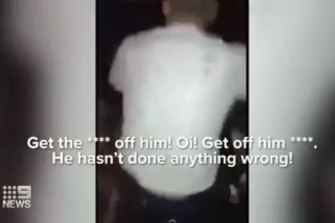 Three of the teenagers were charged with affray, using offensive language in or near a public space and resisting or hindering a police officer in the execution of duty.
