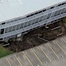The first sinkhole opened above one of the tunnels at Rockdale for the M6 motorway in early March 2024.