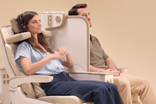 Privacy screens are making their way into the premium economy cabin.