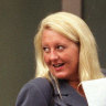 Nicola Gobbo outside the Supreme Court in 2004, at the height of her criminal defence career.