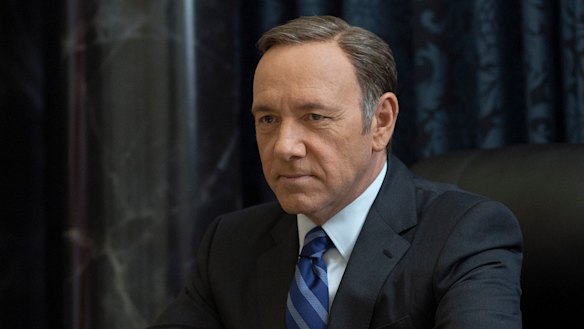 Kevin Spacey in House Of Cards.