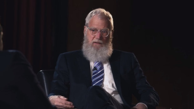 David Letterman said he feared he had "blown up" his family. 