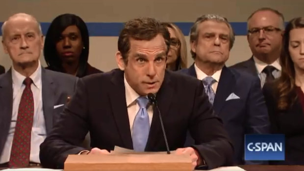Ben Stiller as Michael Cohen on SNL.