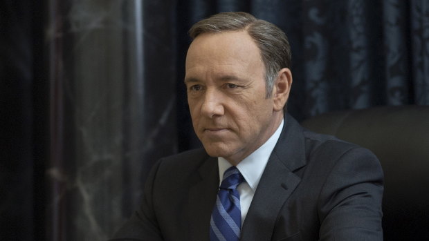 Kevin Spacey in House Of Cards.