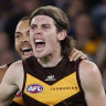 Will Day is one of the Hawks who have benefited from the Jaeger O’Meara and Tom Mitchell trades.