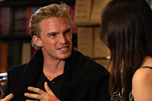 Cody Simpson chats with nine.com.au at the midnight launch event for A Court of Splintered Harmony at Dymocks Sydney.