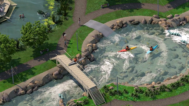 The planned Redlands Whitewater Centre at Birkdale.