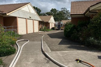 Emergency services were called to the house fire in Northmead on Friday morning.