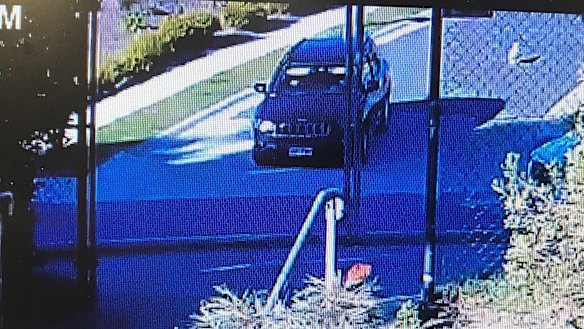 The boy and his alleged abductor were found inside a dark blue 2013 Jeep Compass.