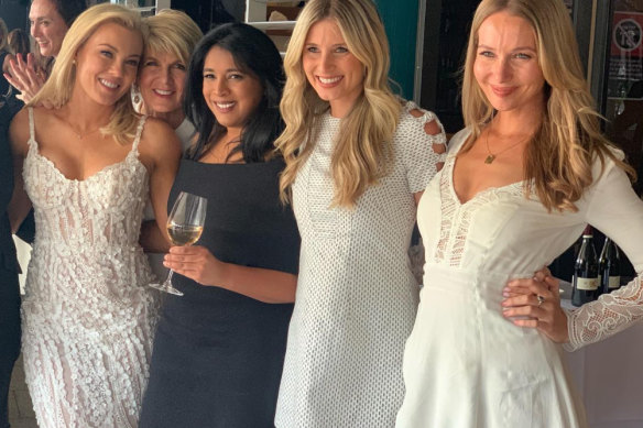 Ladies who lunch, Ellie Aitken, Julie Bishop, Emma Perera, Hollie Nasser and Polly Epov.