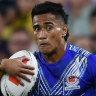 Fullback Sua Fa’alogo impressed on debut for Samoa on Saturday night.