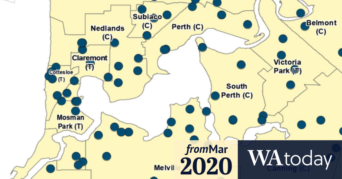 Wa Heat Map Reveals More Than 50 Coronavirus Cases Near Perth Cbd