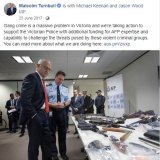 One of Malcolm Turnbull's Facebook posts from July last year.