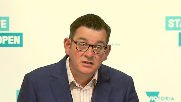 No more colour purple: Premier Daniel Andrews announces a ''new phase'' in Victoria's COVID response.