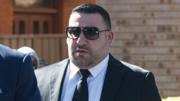 Michael Ibrahim attending a funeral in 2016.