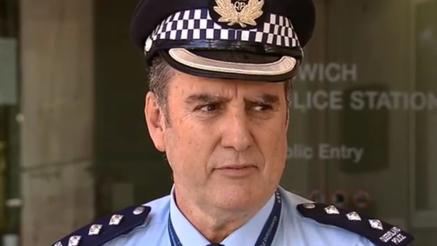 Ipswich District Inspector Michael Trezise discusses the incident where a man was shot dead by police in an Ipswich Hospital.