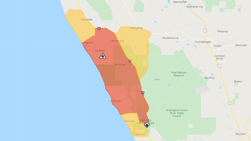 Yanchep fire update