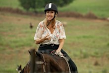 Catriona Rowntree swapped her sarong for a saddle and explored New Caledonia’s rugged interior on horseback on Getaway 2026.