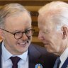 A performance with a purpose: Biden welcomes Albanese to the top table