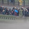 Police officers on Westminster Bridge