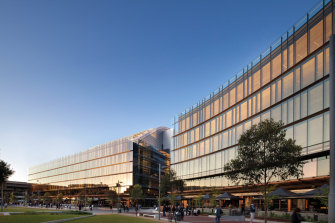 An Allianz fund has paid $633 million for a 50 per cent share in Sydney’s Darling Quarter office complex.