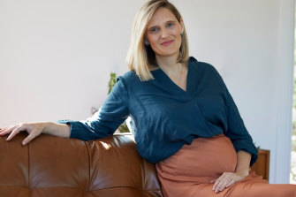 Christina Hobbs, co-founder and CEO of Verve Super, raised funds while pregnant with her first child. 