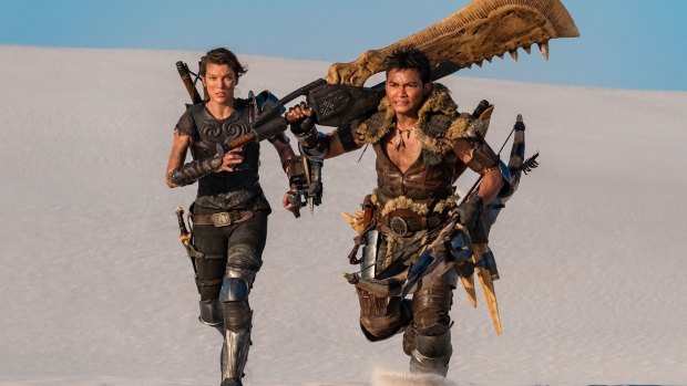 Milla Jovovich and Tony Jaa star in the video game adaptation Monster Hunter.
