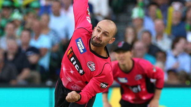 Late show: Nathan Lyon is a chance to return for the Sixers' shot at the BBL crown.