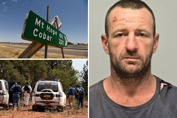 A busca por Julian Ingram, 37 anos, continua em uma área de Mount Hope, ao norte do Lago Cargelligo.