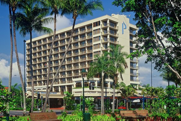 The woman escaped quarantine in the Pacific Hotel in Cairns.