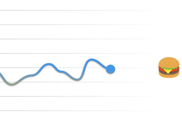 How Liam Mannix’s blood sugar tracked over two weeks.