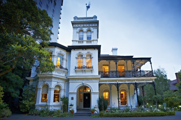 One of the few remaining Victorian era homes on St Kilda Road, Ulimaroa.