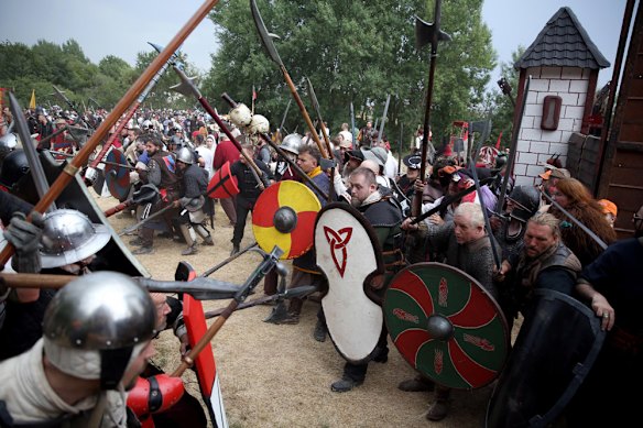 A scene from the 2026 DrachenFest in Waldeck, Germany.