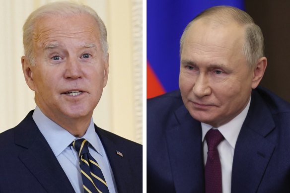 US President Joe Biden and Russian President Vladimir Putin.