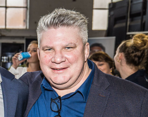 BRC founder and then Melbourne Rebels president Paul Docherty at the club’s season launch in Fitzroy late last year.