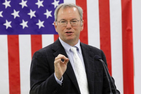 Former Google CEO Eric Schmidt has already profited handsomeley from Wall Street’s AI obsession.